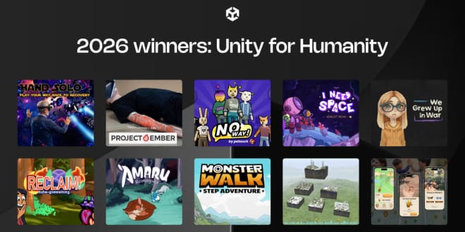 Unity reveals 10 winners of 2026 Unity for Humanity Grant